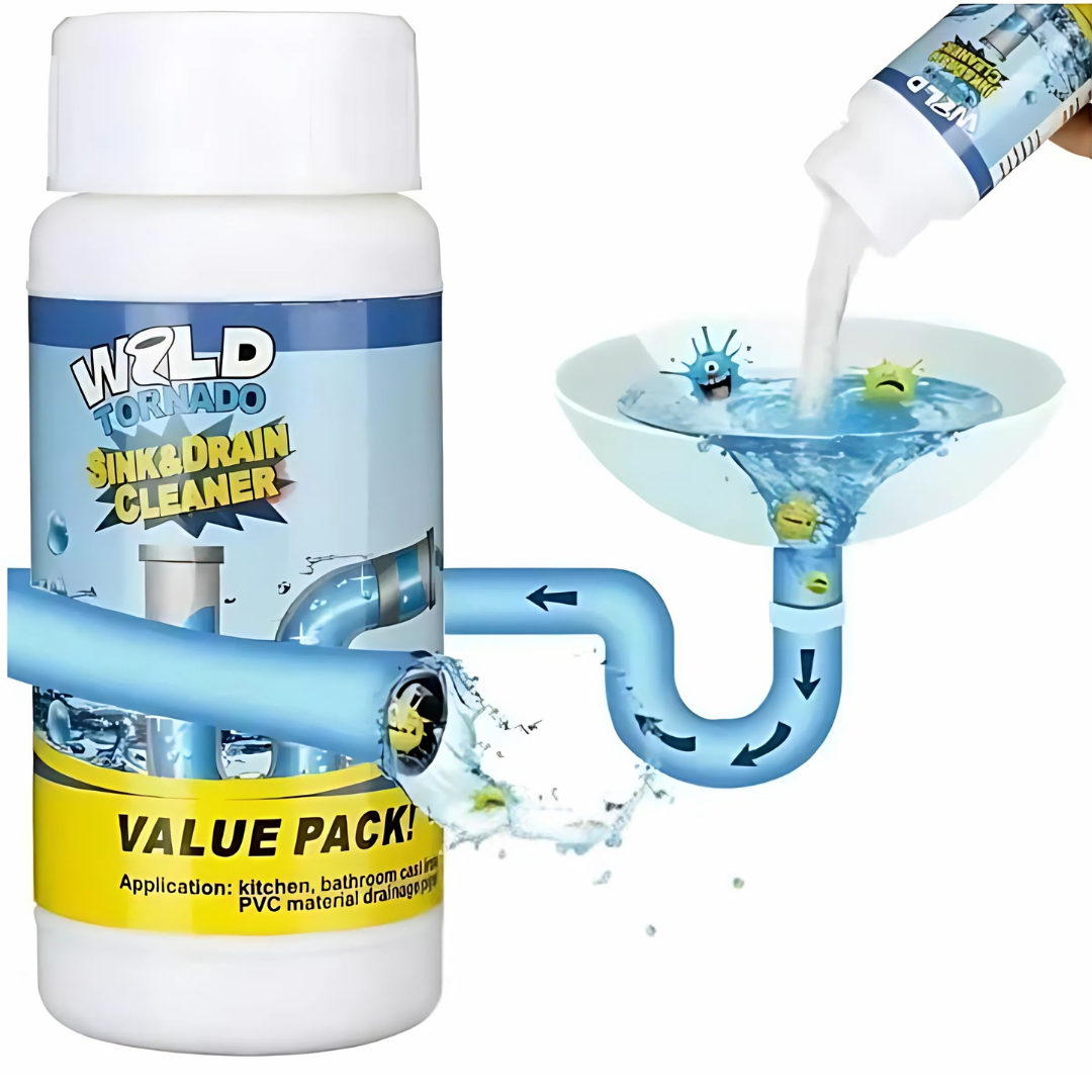 PipeCleaner Drain Cleaning Powder for Sinks and Drains