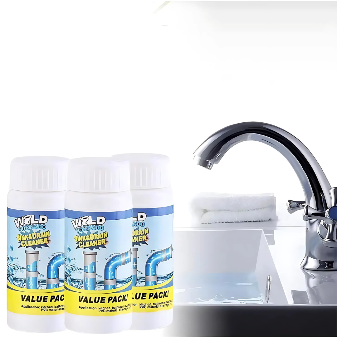 PipeCleaner Drain Cleaning Powder for Sinks and Drains