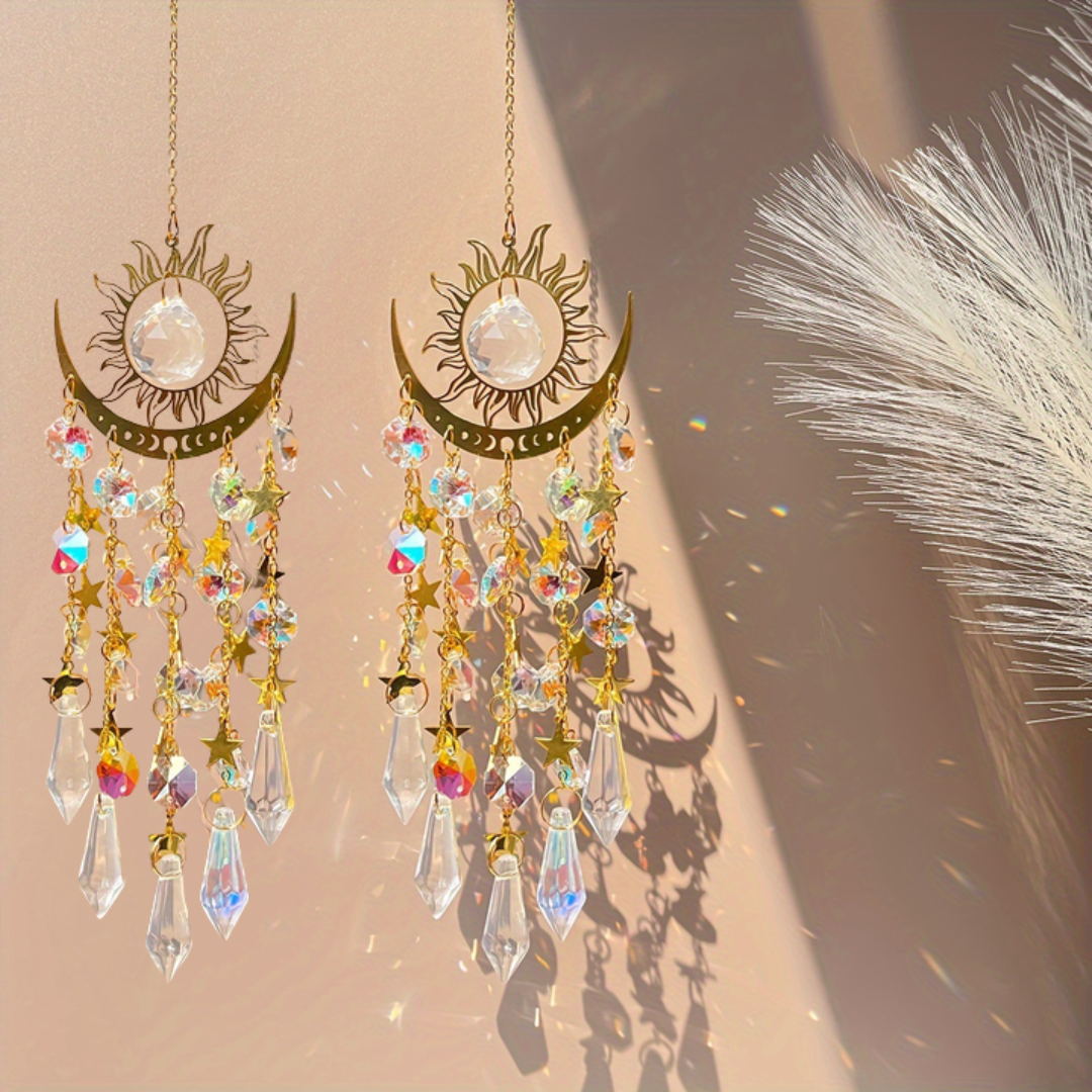 LightCatcher – Crystal Suncatcher Hanging Decoration, Set of 2