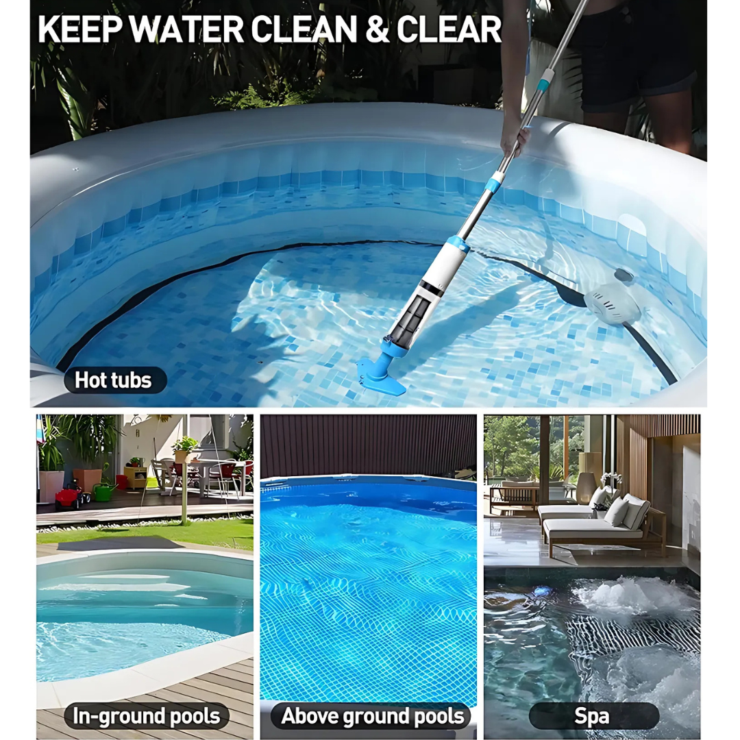PoolCleaner Rechargeable Handheld Vacuum for Swimming Pools