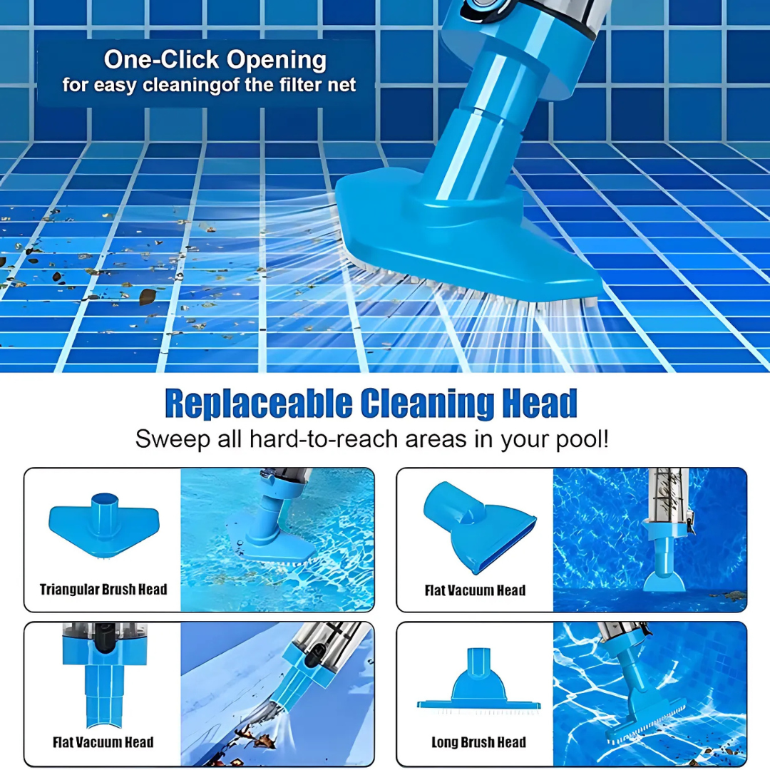 PoolCleaner Rechargeable Handheld Vacuum for Swimming Pools