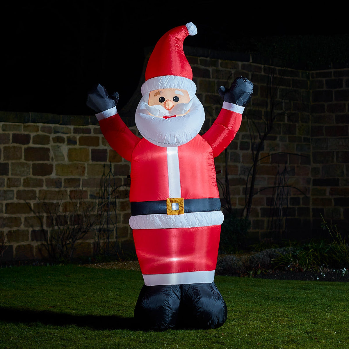 Inflatable waving Santa Claus decoration – 180 cm