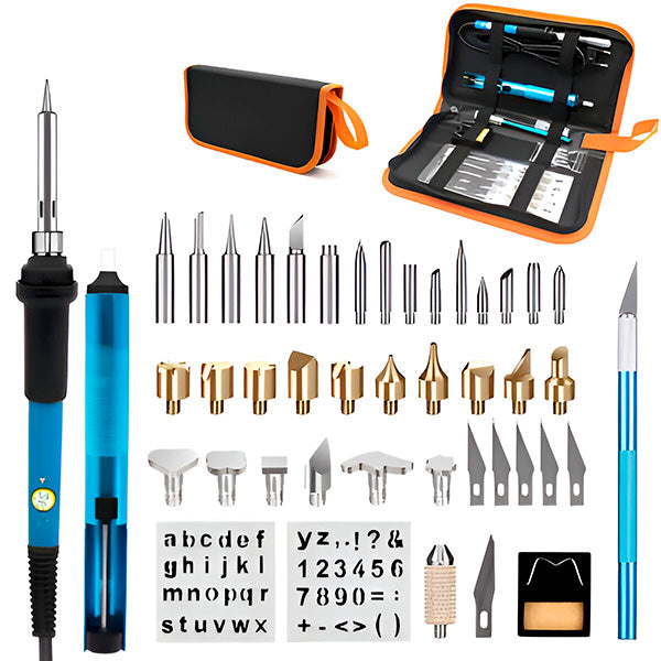 Pyrography Kit – DIY wood burning set with multiple tips