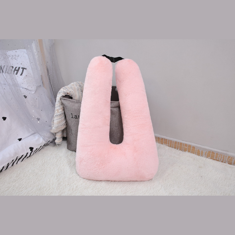 Travel neck pillow with soft U-shape