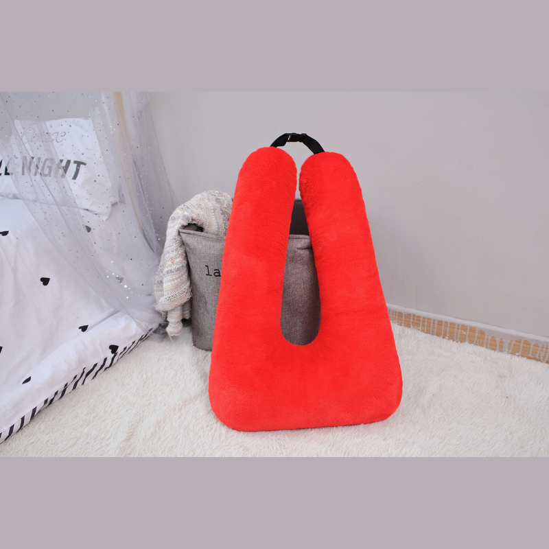 Travel neck pillow with soft U-shape