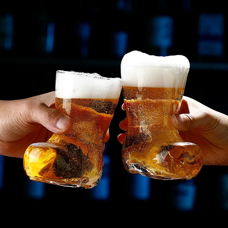 Beer boot glass Oktoberfest, drinking glass 300ml