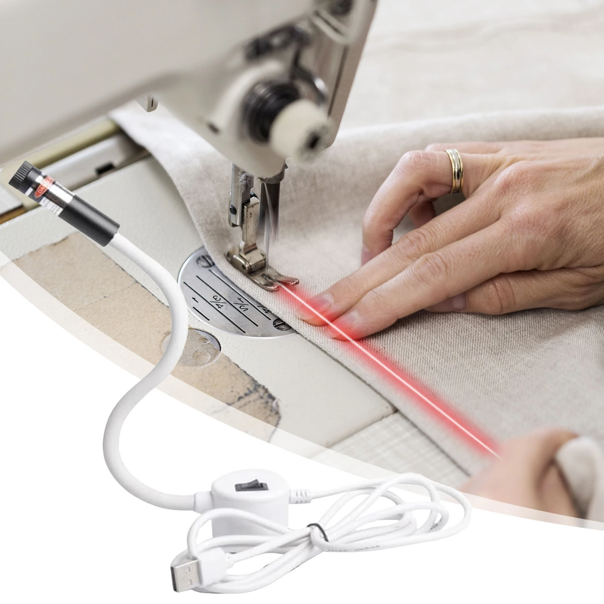 SewingLight LED Sewing Light Magnetic, Flexible Gooseneck