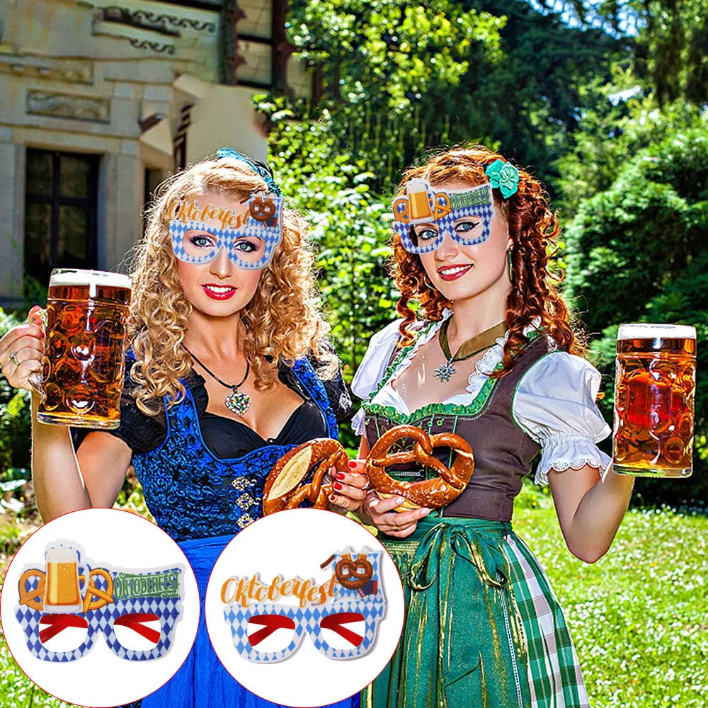 Oktoberfest party glasses set, 24-piece novelty glasses