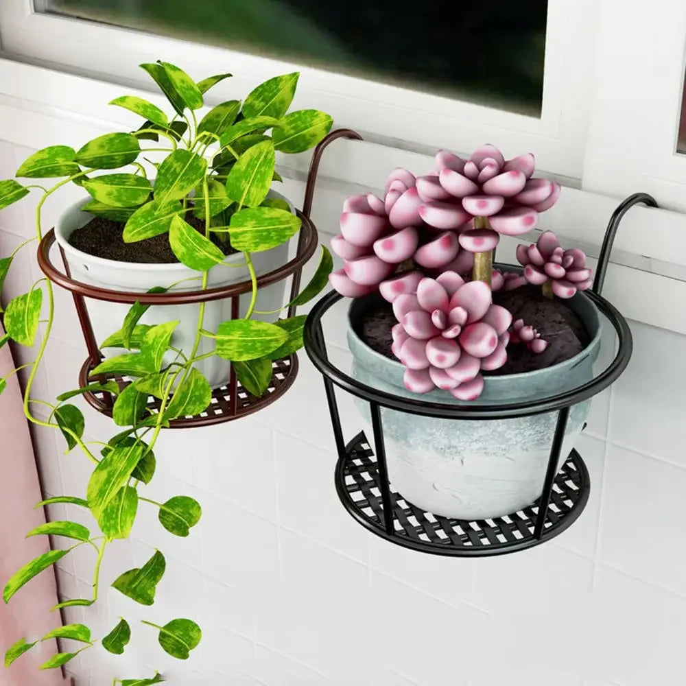 PlantBasket – Hanging Window Plant Basket, Set of 2