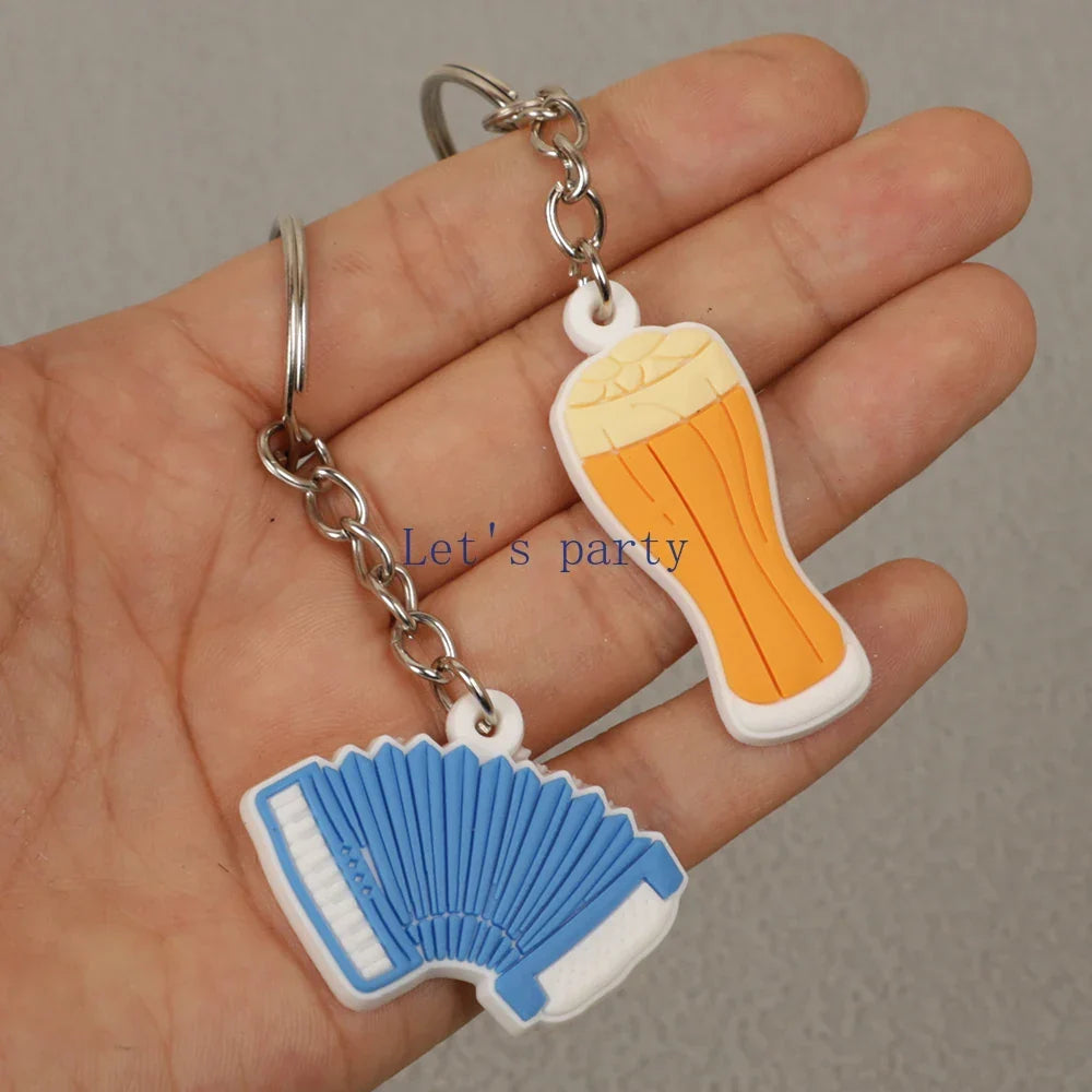 Oktoberfest keychain set, 16-piece souvenir