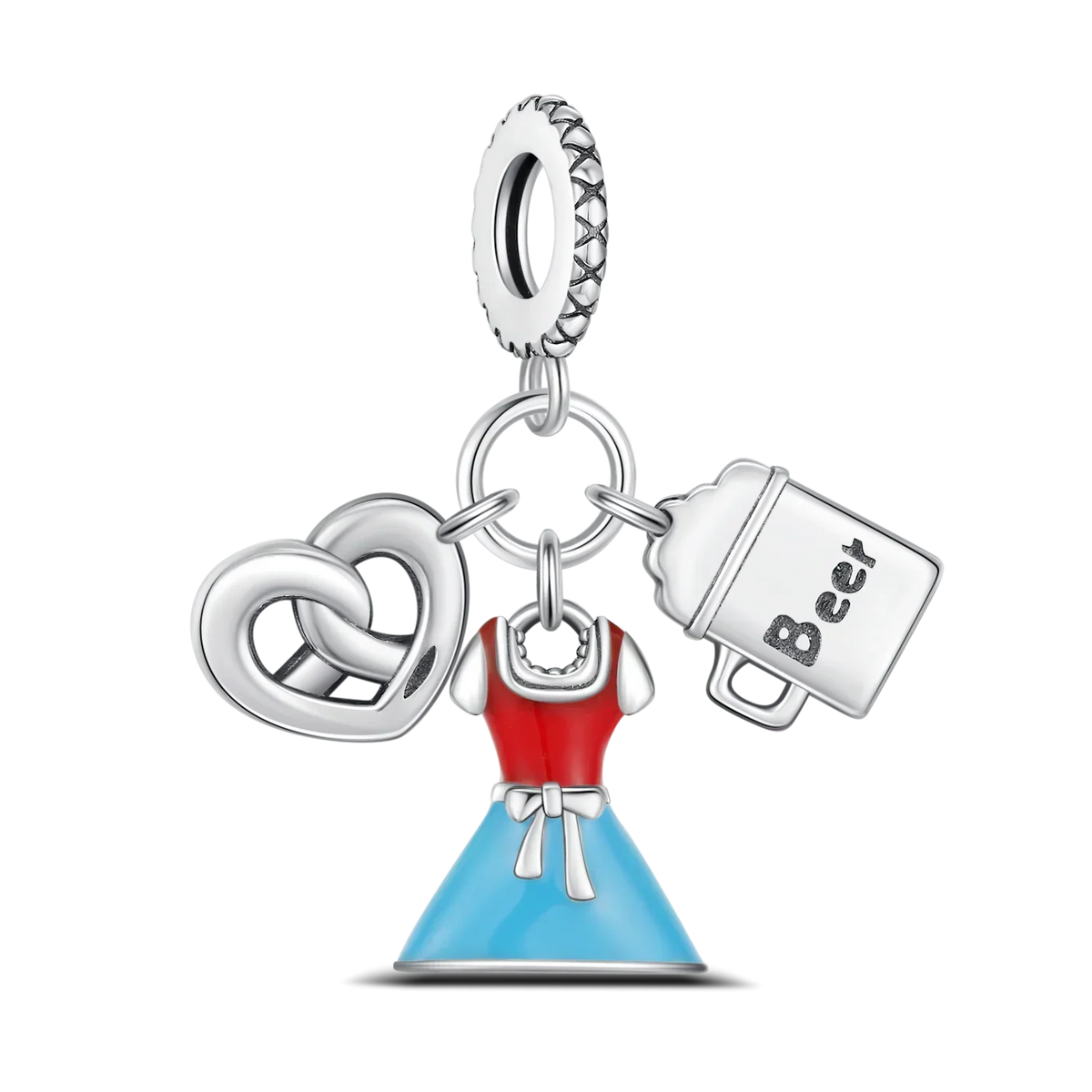 Oktoberfest Jewelry Charm, HerzGlanz
