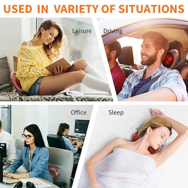 MassagePillow – Portable massage pillow with heating function