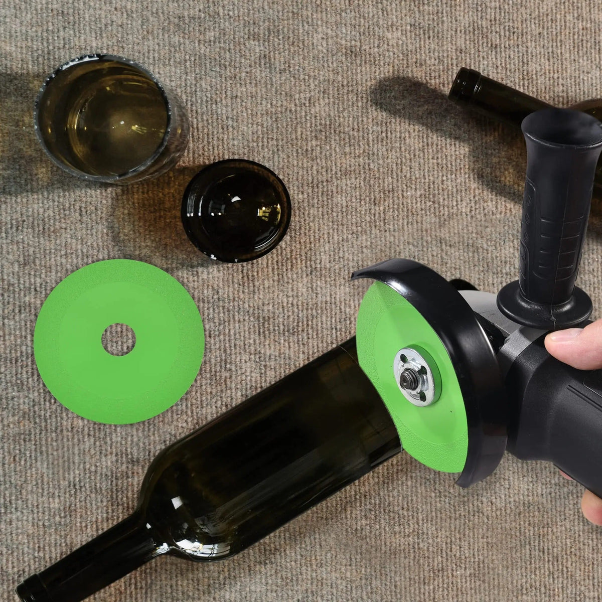 CuttingDisc Anwendung an Keramik