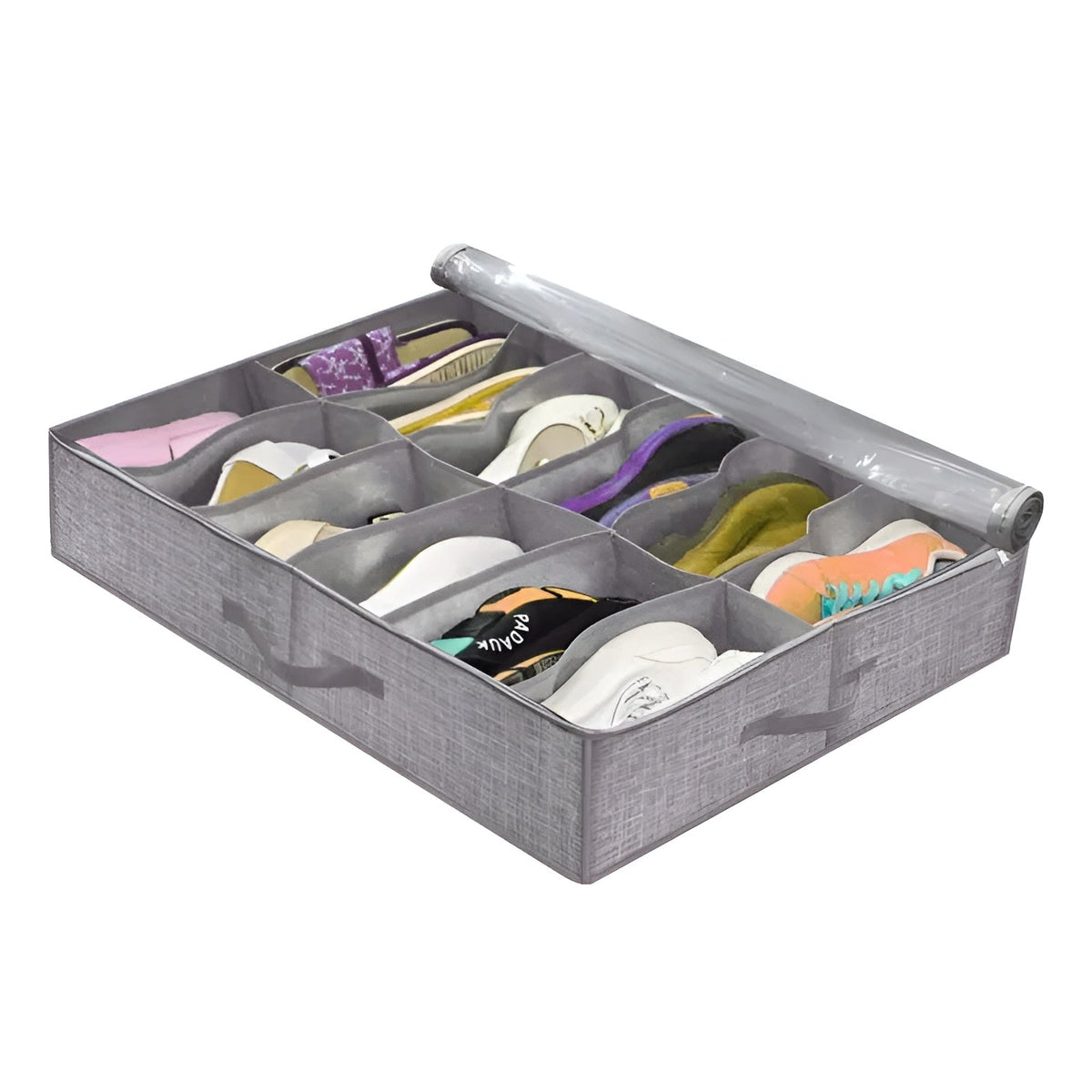 FootwearOrganizer Shoe Organizer With Dust Cover, For Multiple Pairs