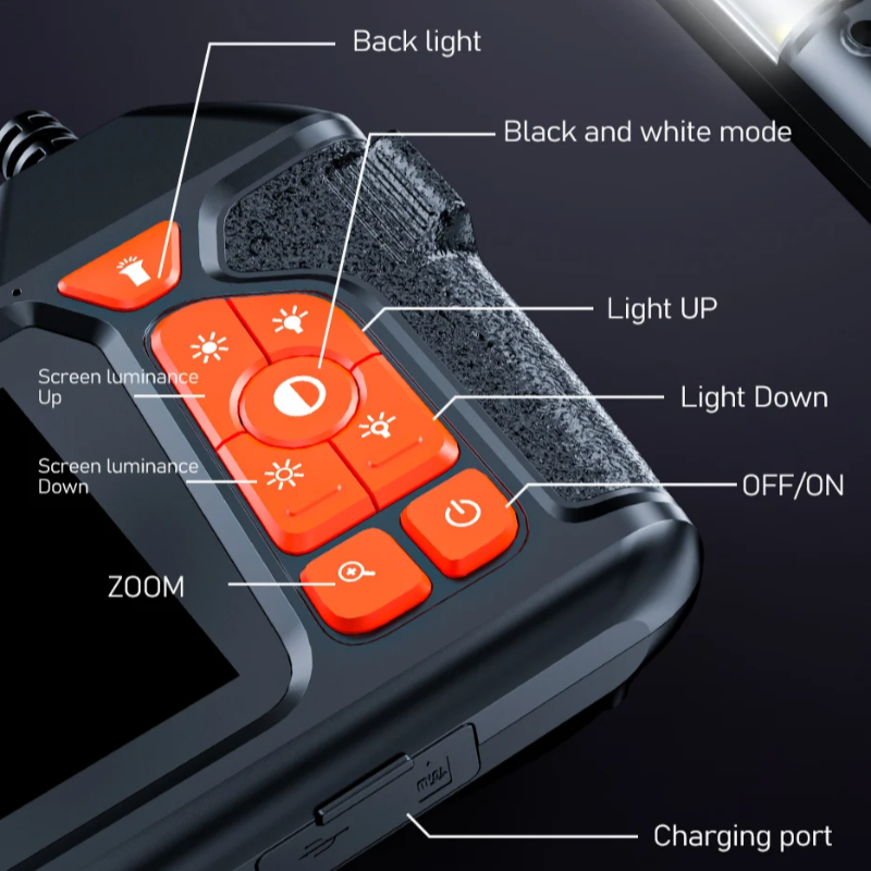 BorescopePro Industrial Endoscope Camera with LED Light