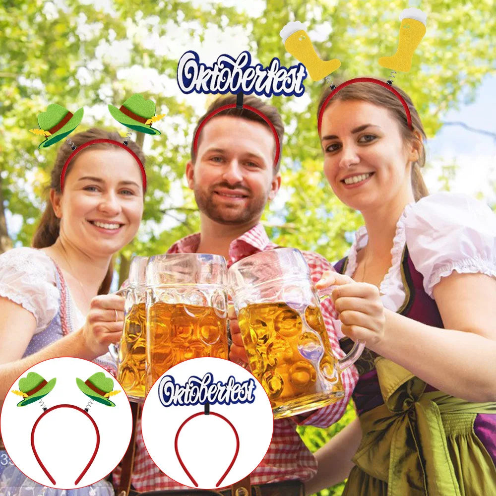 Oktoberfest headband set, 16-piece costume accessory