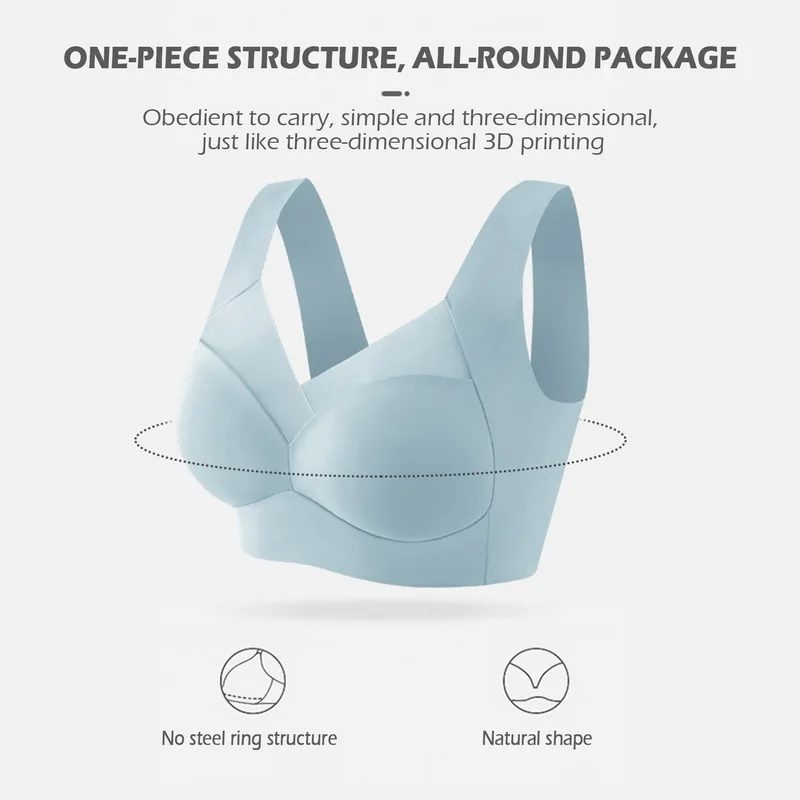 CurveBra Push-Up Bra Wire-Free, Breathable And Seamless