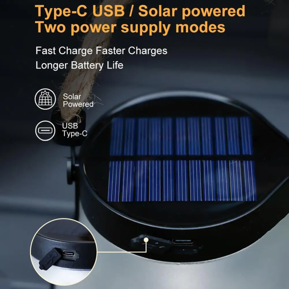 Solar Lantern with Flickering Flame – LED Solar Garden Lantern with Flame Effect for Garden, Patio & Outdoors