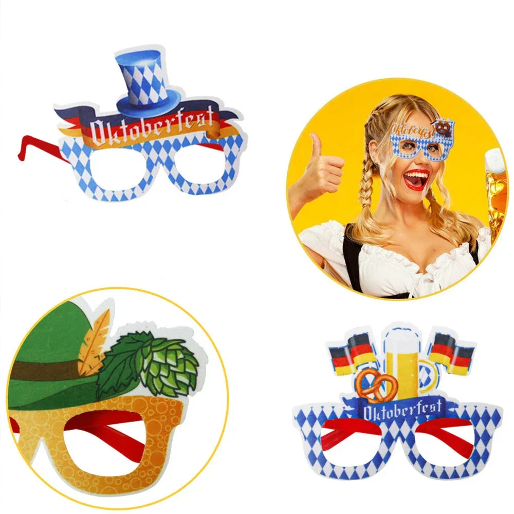 Oktoberfest party glasses set, 24-piece novelty glasses