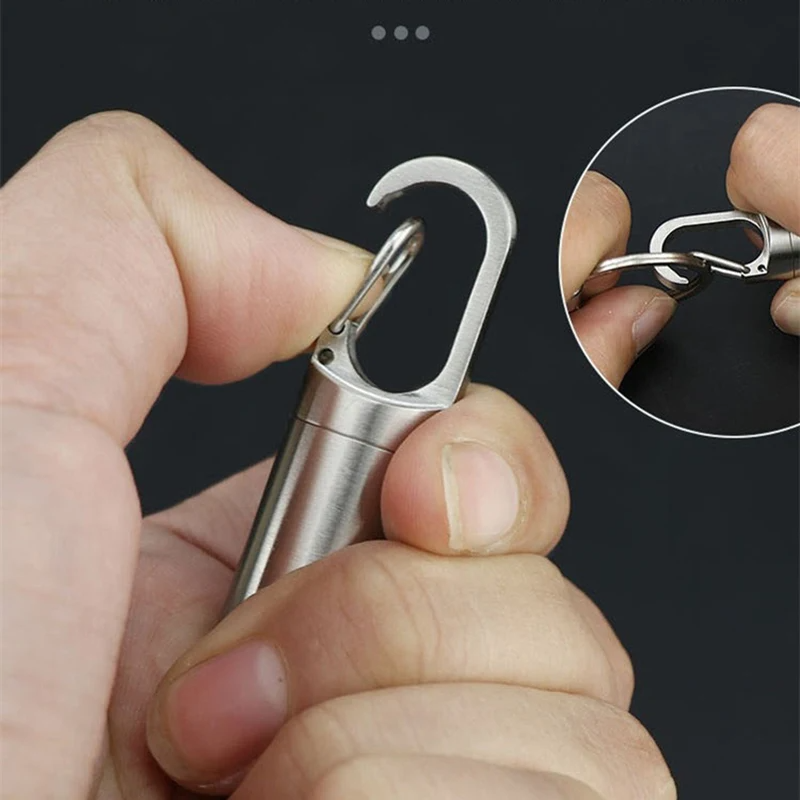 PillCapsule Stainless Steel Pill Case For On The Go