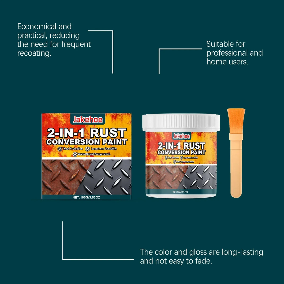 RustConversion 2-in-1 Rust Converter and Metal Primer
