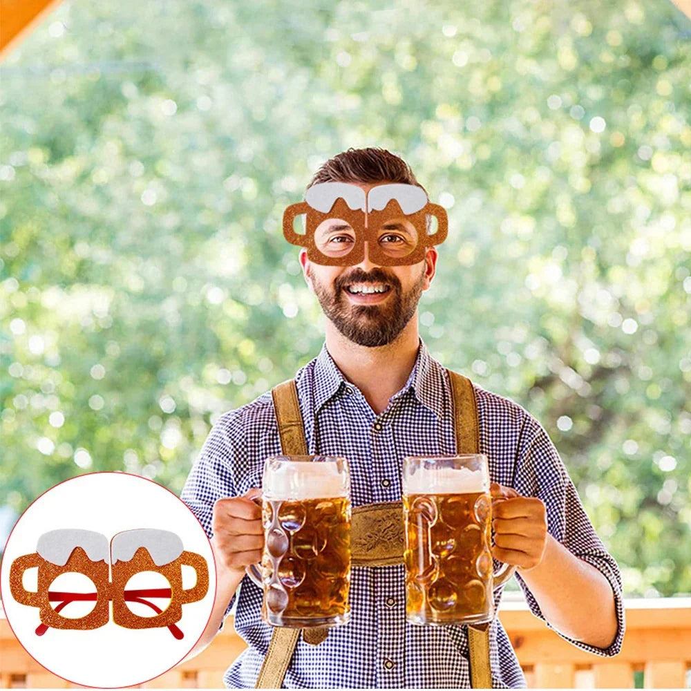 Oktoberfest party glasses set, 24-piece novelty glasses