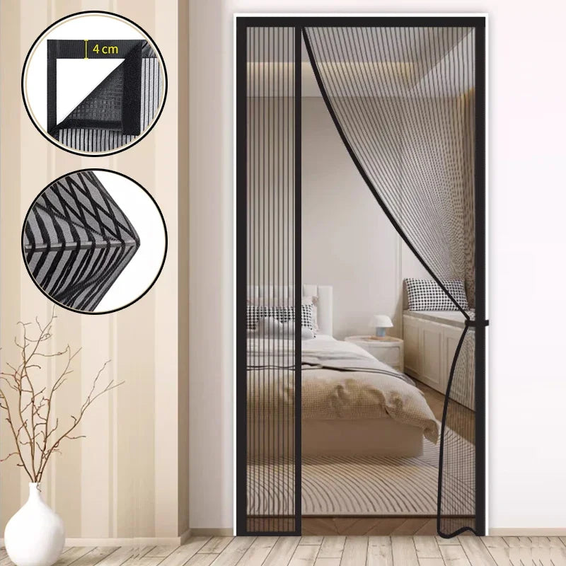 MeshDoor Magnetic Fly Screen for Doors Without Drilling