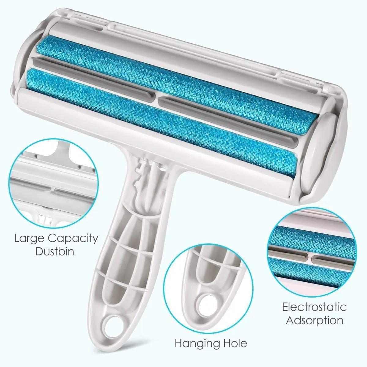 PetRoller Reusable Pet Hair Remover, 2-Piece Set