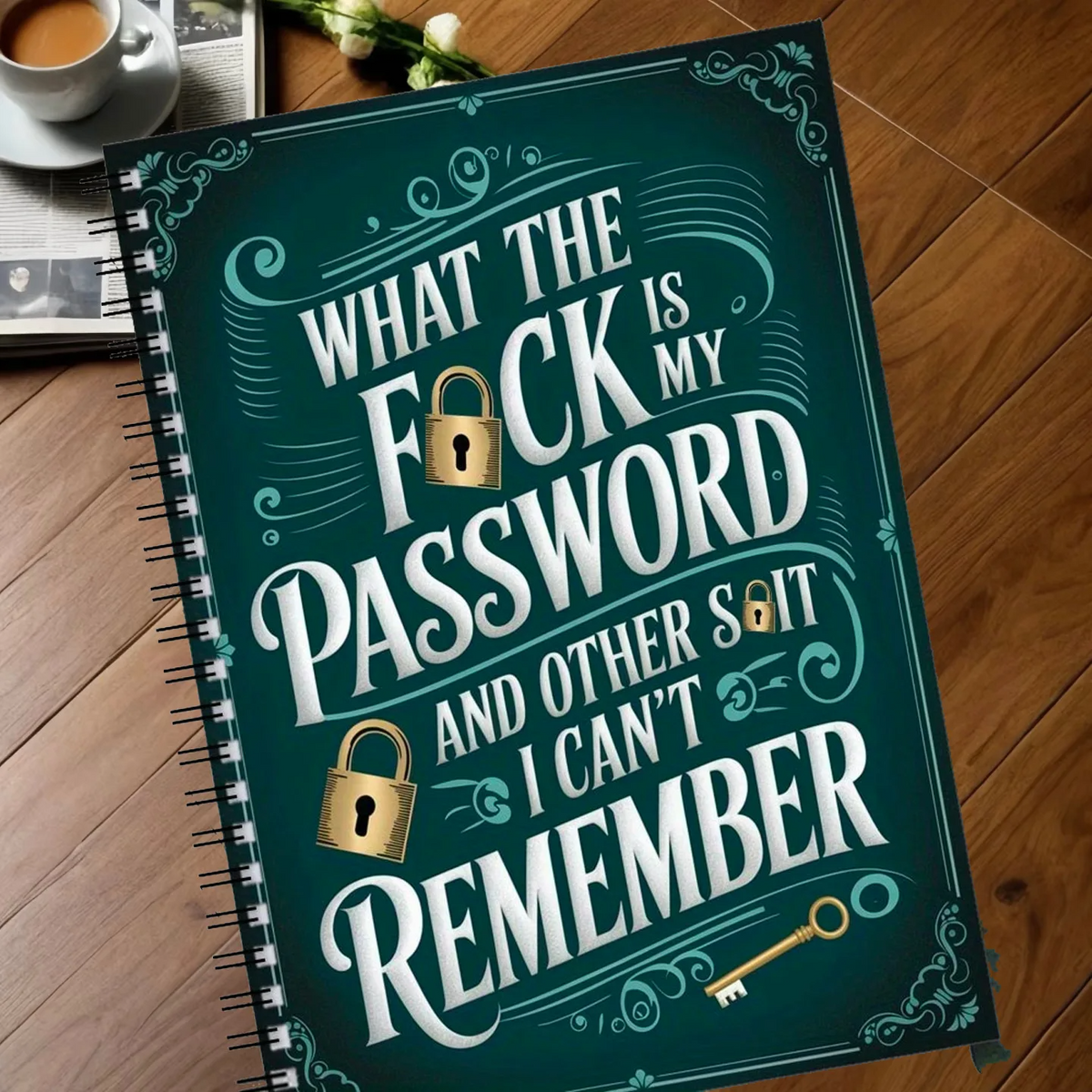 PasswordKeeper Password Book with Discreet Design