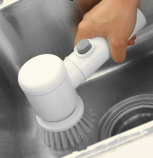 MagicBrush elektrische Bürste reinigt Spülbecken und Abfluss