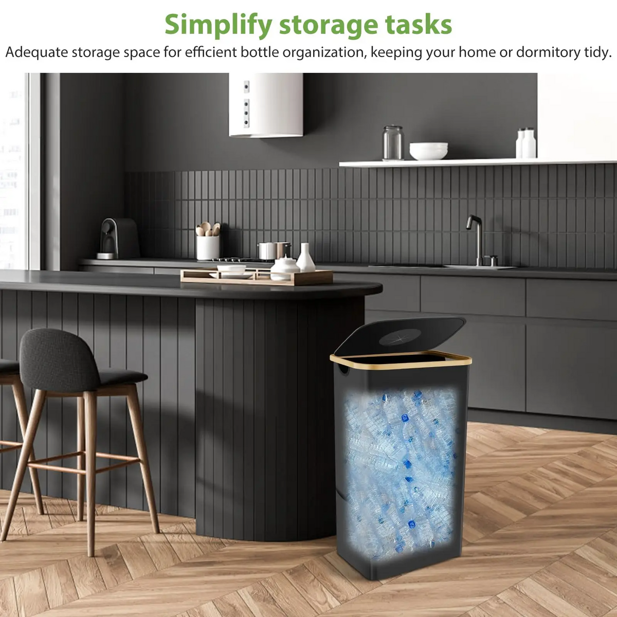 CollapsibleBin Collapsible trash can with removable bag