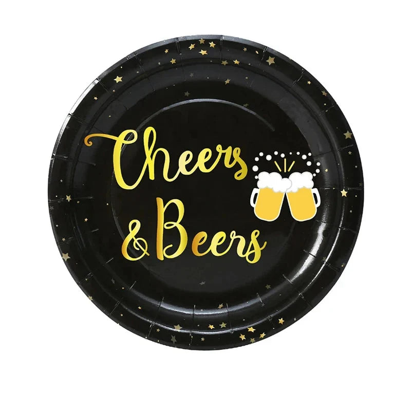 Oktoberfest disposable party tableware set Cheers & Beers, 16 guests