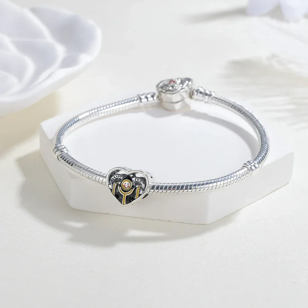 Oktoberfest Jewelry Charm, HerzGlanz