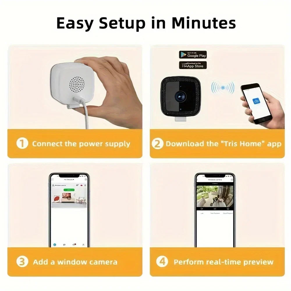 SecurityCamera – 2.4G WiFi Surveillance Camera with 360° Rotation