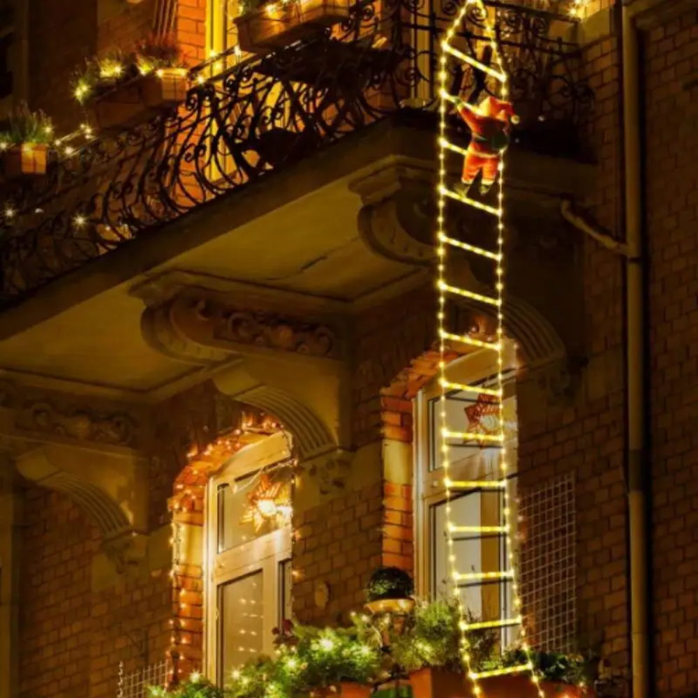 ChristmasLadder – Santa Claus LED Ladder for outdoor use