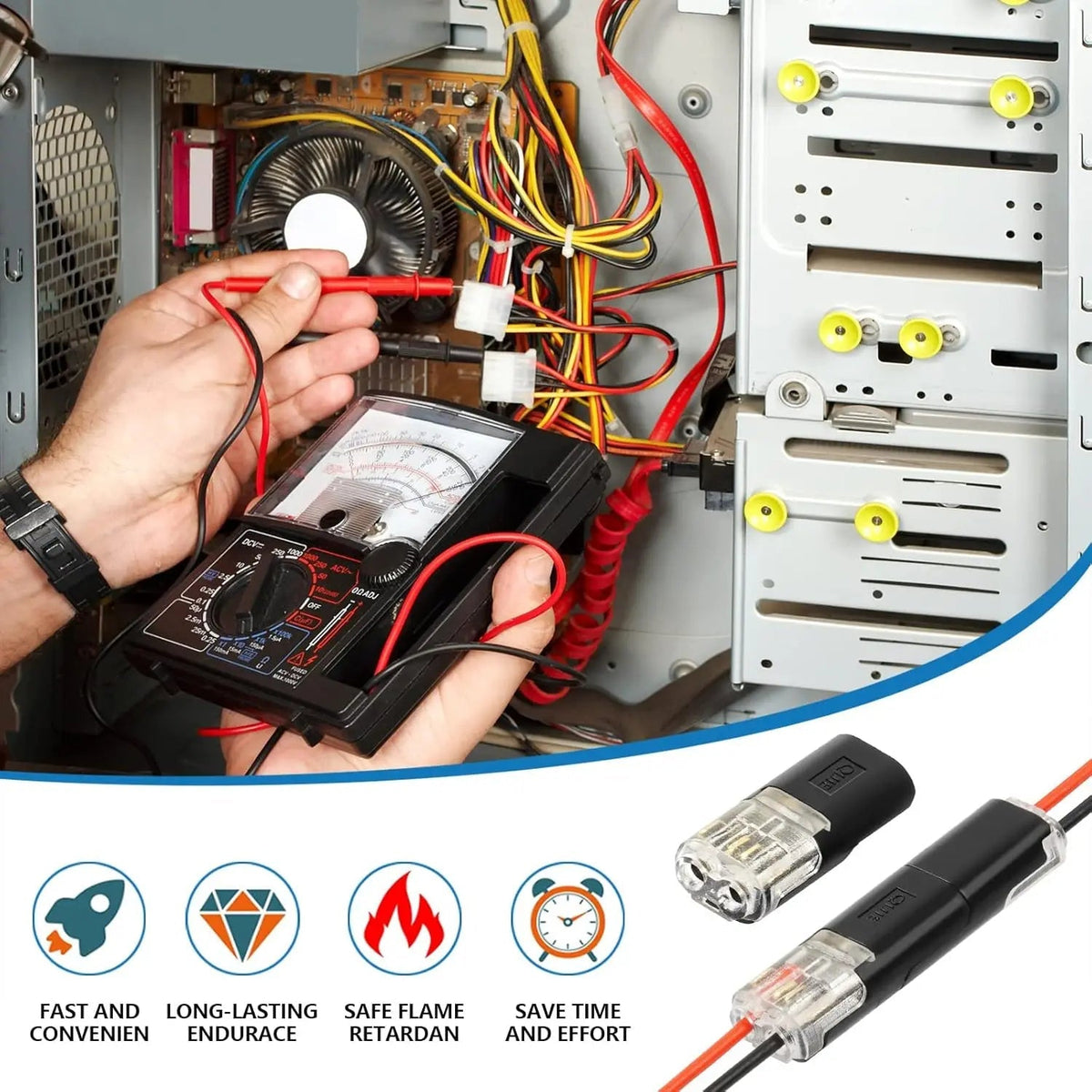 SolderlessConnector – Solderless connectors for wires