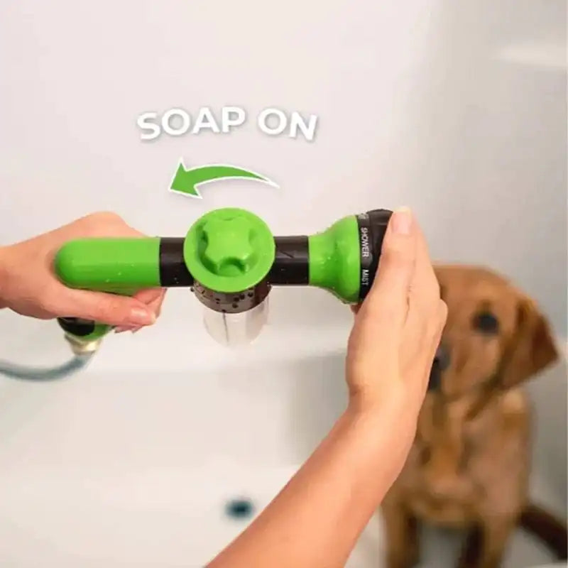 PetShower – Multifunctional pet shower with shampoo dispenser