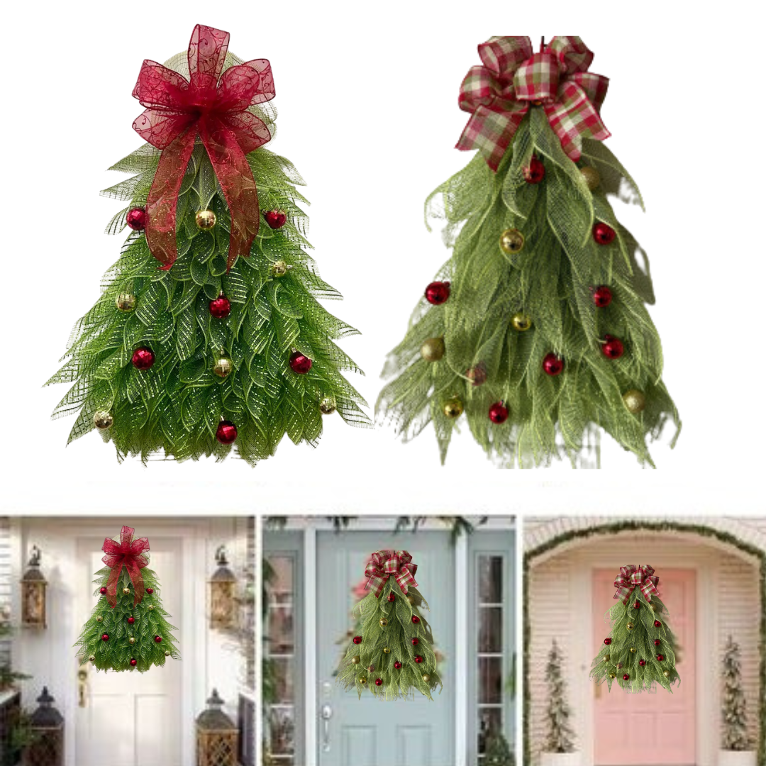 Christmas Wreath Door and Wall Decoration – Classic Design