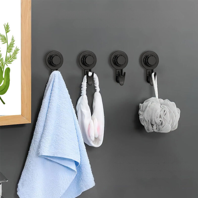 GlideHold SuctionHook Rotating Suction Cup Hook