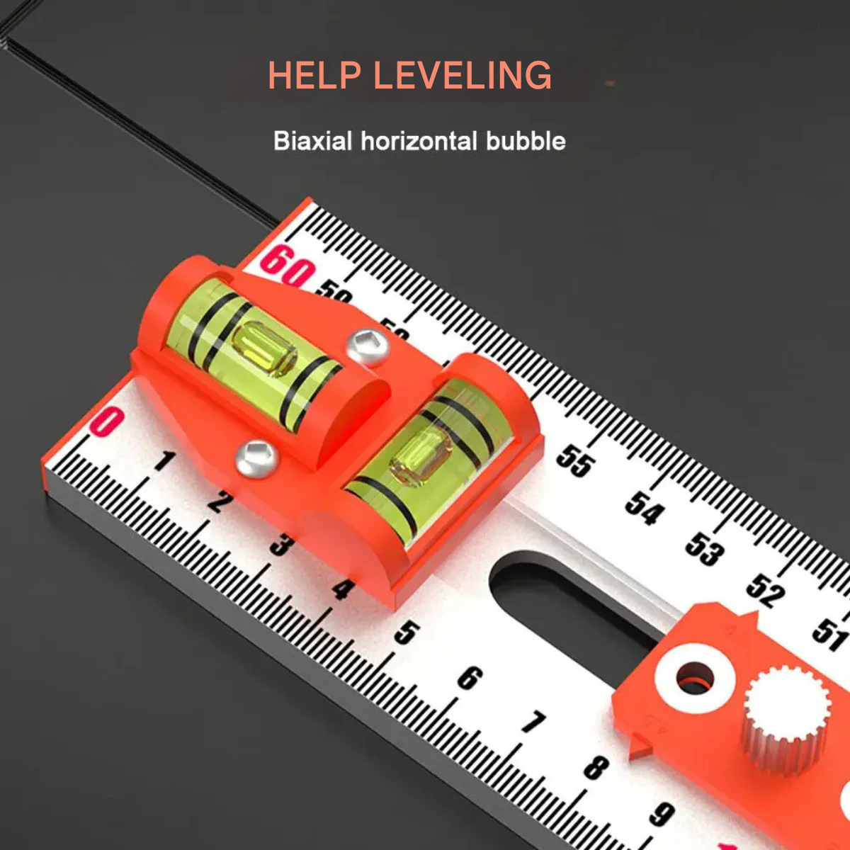 DrillRuler 2-in-1 Drill Positioning Ruler