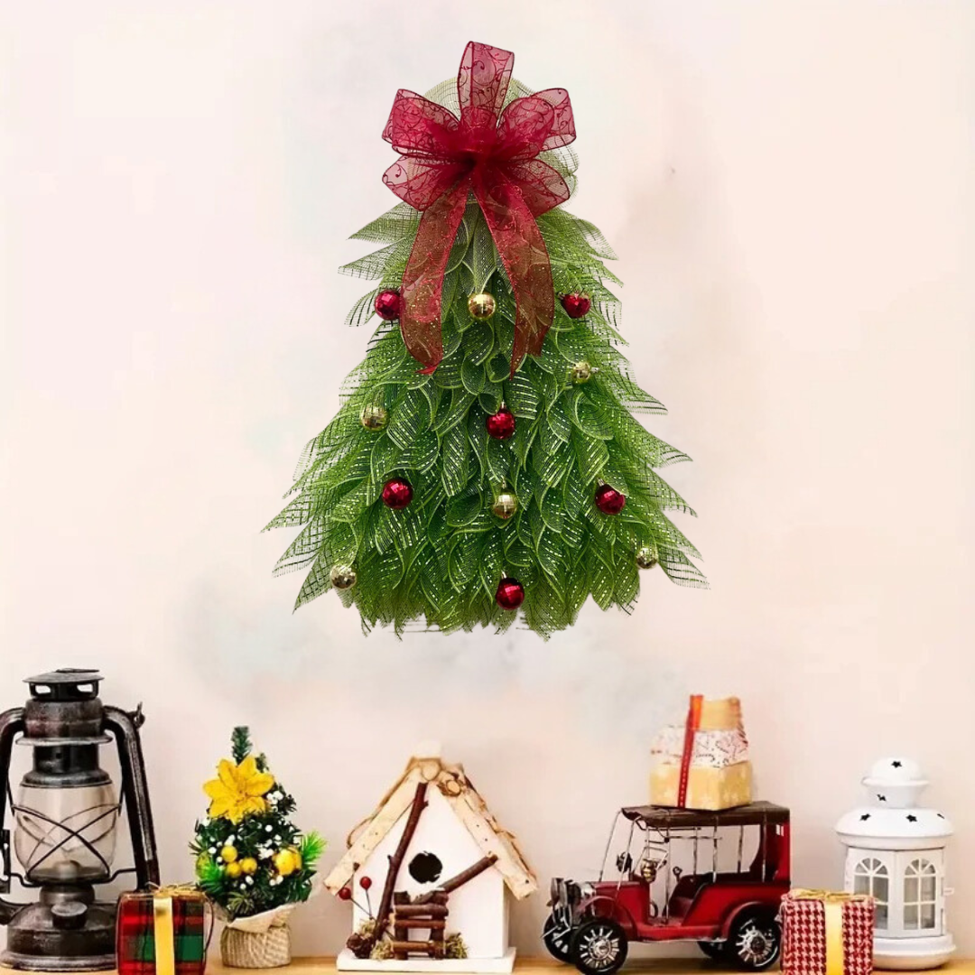 Christmas Wreath Door and Wall Decoration – Classic Design