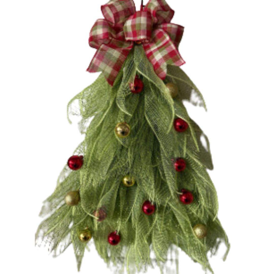 Christmas Wreath Door and Wall Decoration – Classic Design