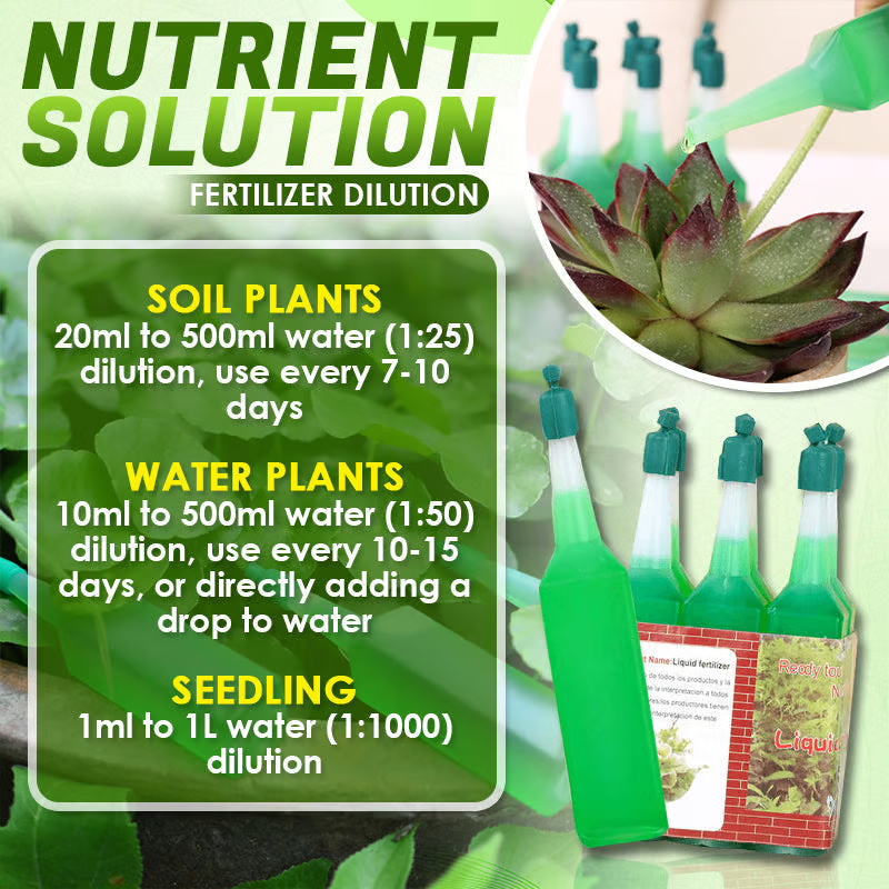 LiquidFertilizer – Liquid fertilizer for houseplants and hydroponics