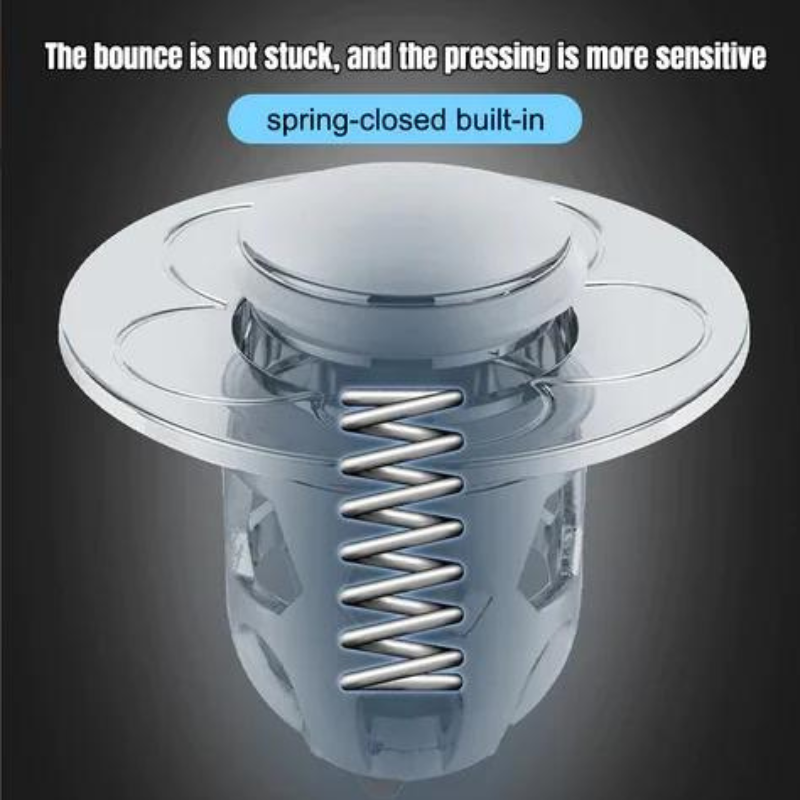 DrainFilter Universal Pop-Up Drain Filter Plug