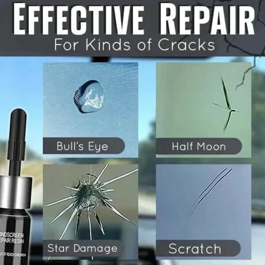 GlassRepair – Resin Repair Kit for Glass Cracks