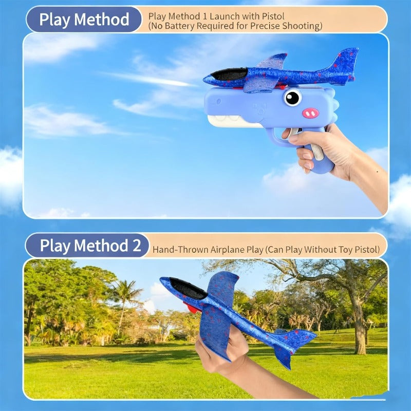 DinoBlaster – Dinosaur Airplane Launcher for Kids