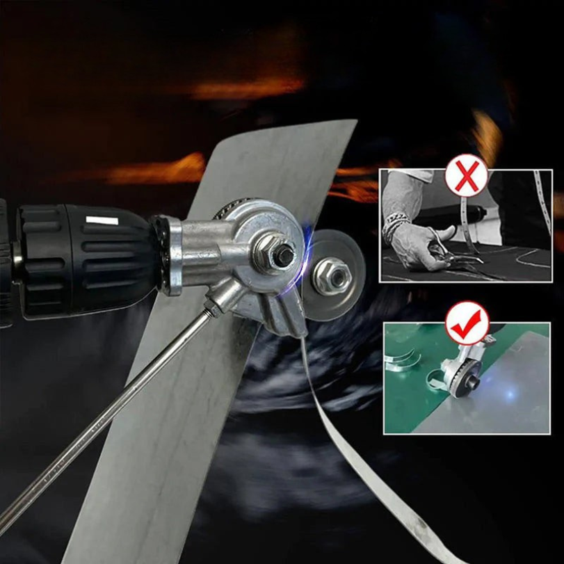 ShearCutter – Electric Sheet Metal Cutter Attachment for Power Drills
