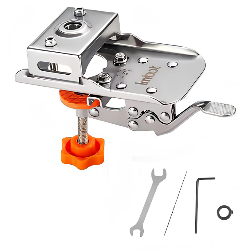 HingeMaster – Drilling jig for precise hinge holes