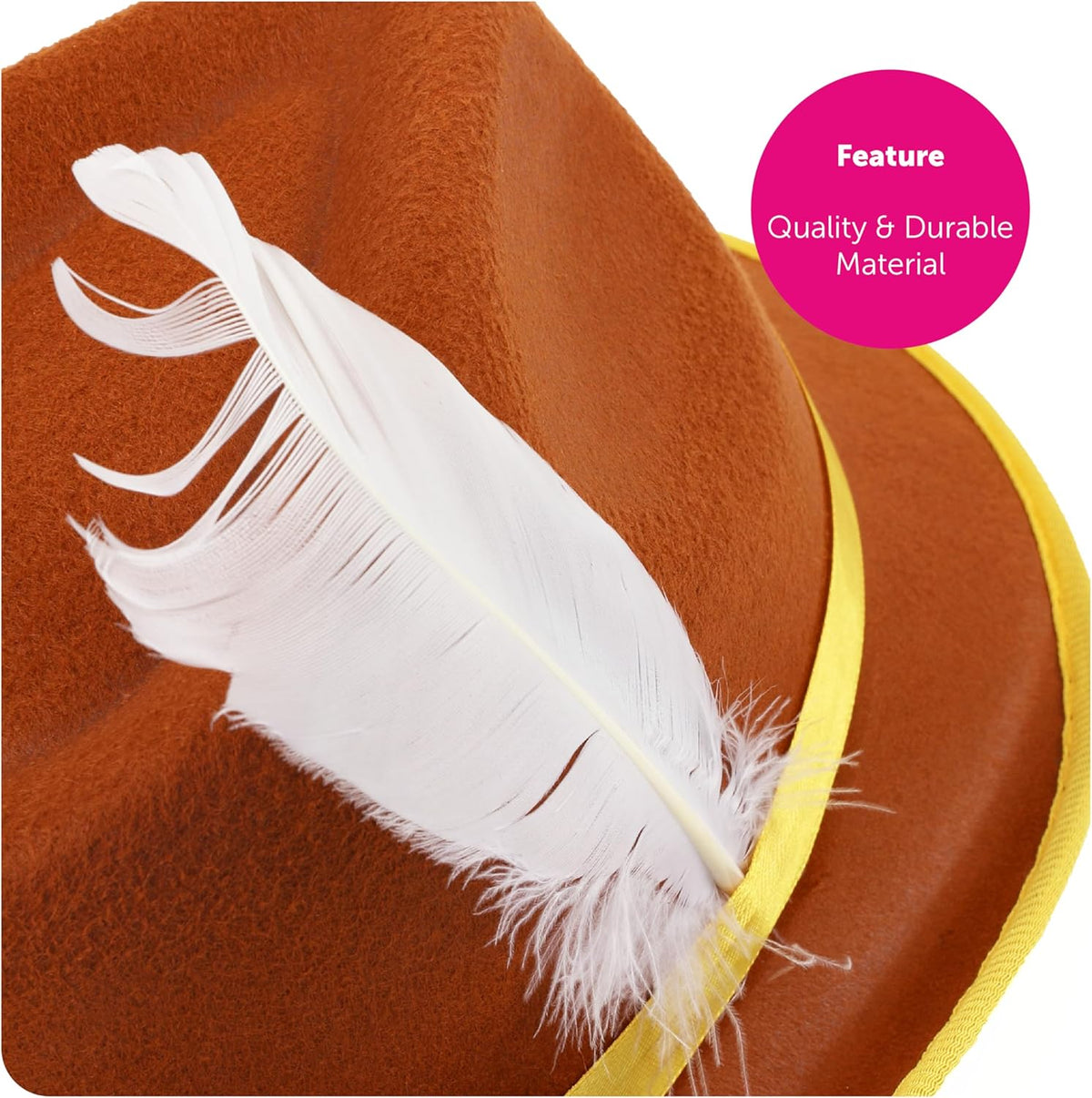Oktoberfest Hat Set 5-Piece Multicolor, Traditional Alpine Felt Hat