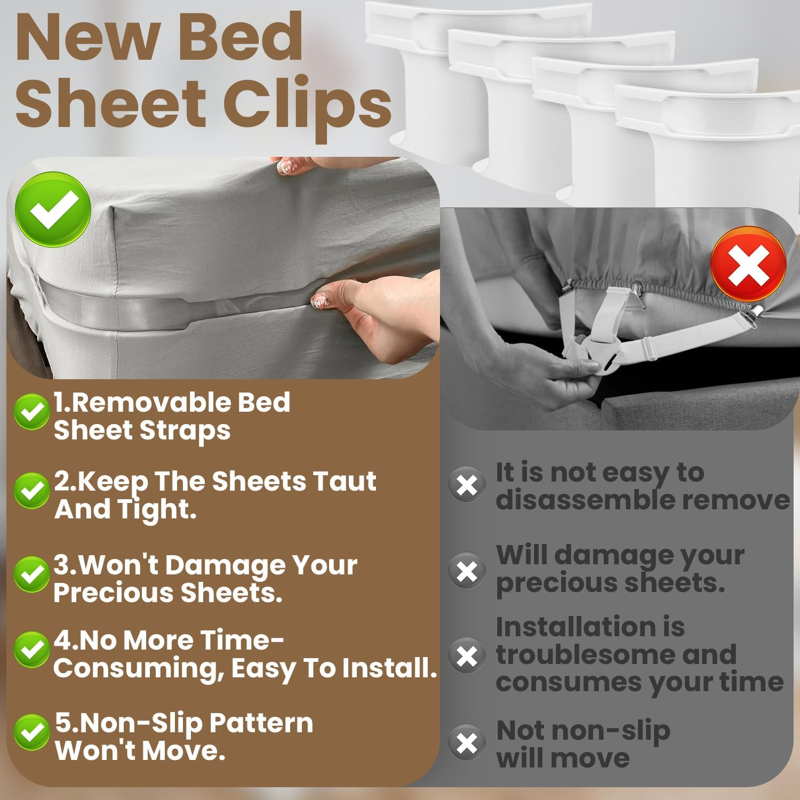BedsheetHolder – Universal Bed Sheet Fastener